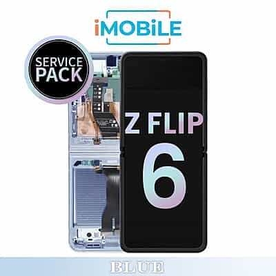 Samsung Galaxy Z Flip 6 5G (F741) Main LCD Digitizer Screen [Service Pack] [Blue] GH82-35014C