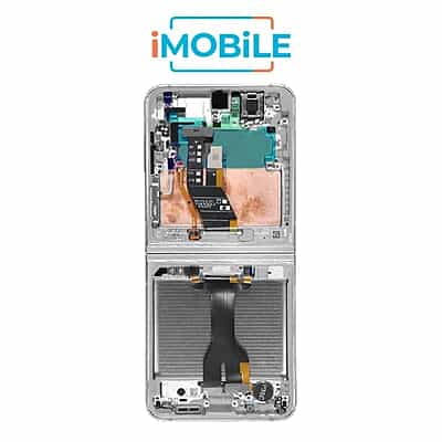 Samsung Galaxy Z Flip 6 5G (F741) Main LCD Digitizer Screen [Service Pack] [Silver Shadow] GH82-35014A