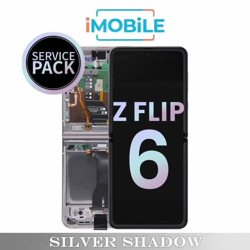 Samsung Galaxy Z Flip 6 5G (F741) Main LCD Digitizer Screen [Service Pack] [Silver Shadow] GH82-35014A