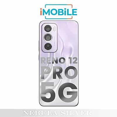 OPPO Reno 12 Pro 5G Compatible Back Cover with Lens [Nebula Silver]