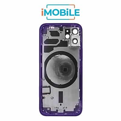 iPhone 12 Mini Compatible Back Housing [No Small Parts] [Purple]