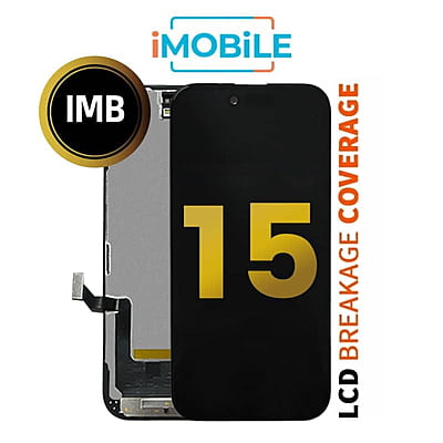 iPhone 15 (6.1 Inch) Compatible LCD (Soft OLED) Touch Digitizer Screen [IMB]