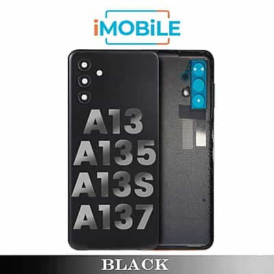 Samsung Galaxy A13 A135 / A13S A137 Back Cover with Lens [Black]