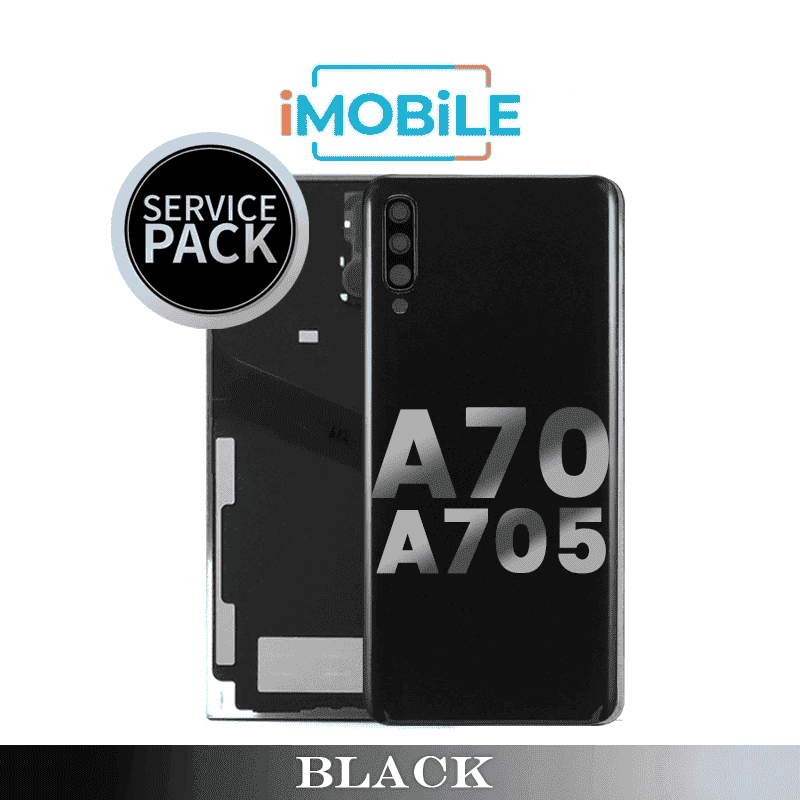 Samsung Galaxy A70 A705 Back Cover with Lens [Service Pack] [Black] GH82-20741A