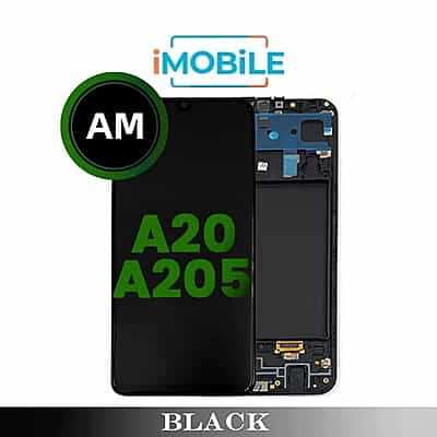 Samsung Galaxy A20 A205 LCD Touch Digitizer Screen [Aftermarket] [Black]