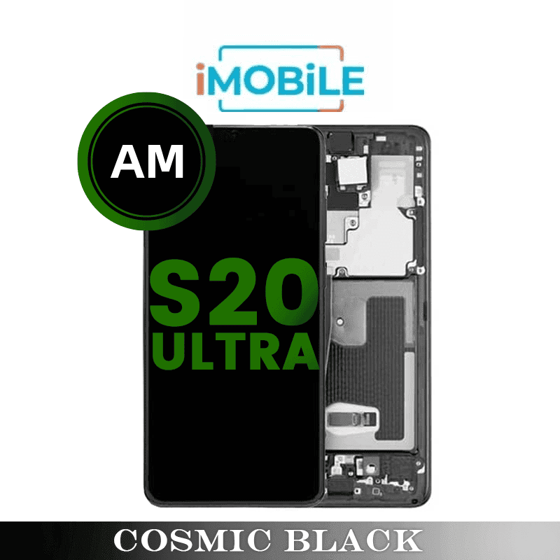 Samsung Galaxy S20 Ultra (G988) 5G LCD Touch Digitizer Screen [Aftermarket] [Cosmic Black]