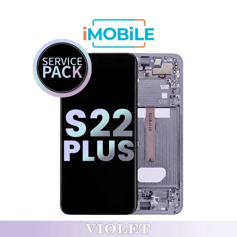 Samsung Galaxy S22 Plus (S906) LCD Touch Digitizer Screen [Service Pack] [Violet] GH82-27501F