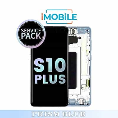 Samsung Galaxy S10 Plus (G975) LCD Touch Digitizer Screen [Service Pack] [Prism Blue] GH82-18849C