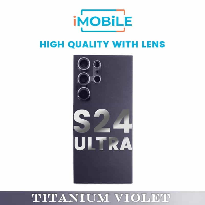 Samsung Galaxy S24 Ultra (S928) Back Cover [High Quality with Lens] [Titanium Violet]