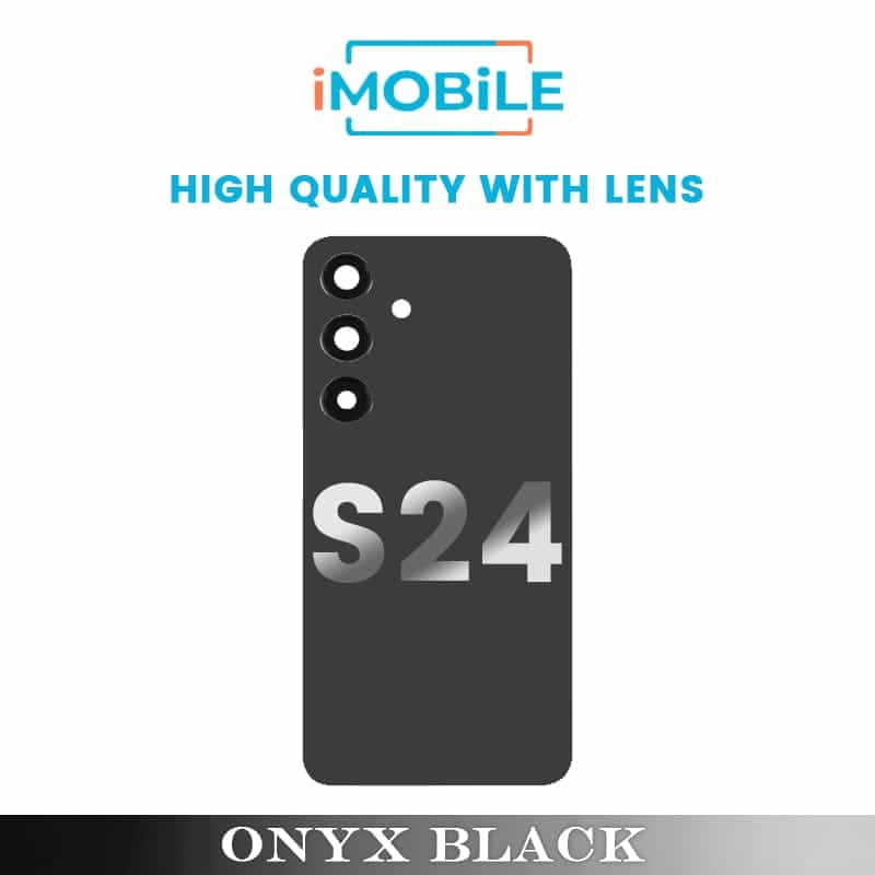 Samsung Galaxy S24 (S921) Back Cover [High Quality with Lens] [Onyx Black]