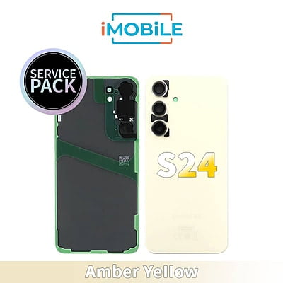 Samsung Galaxy S24 (S921) Back Cover [Service Pack] [Amber Yellow]