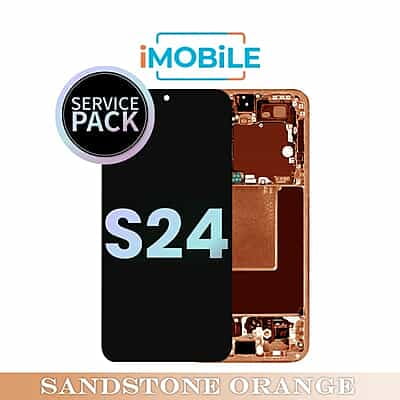 Samsung Galaxy S24 (S921)  LCD Touch Digitizer Screen [Service Pack] [Online Version-Sandstone Orange] GH82-33413G