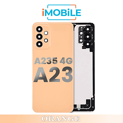 Samsung Galaxy A23 4G A235 Back Cover with Lens [Orange]