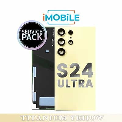 Samsung Galaxy  S24 Ultra (S928) Back Cover [Service Pack] [Titanium Yellow] GH82-33362C