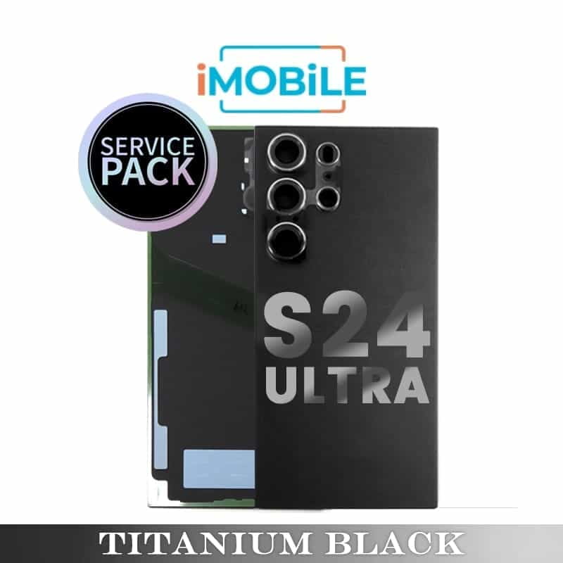 Samsung Galaxy  S24 Ultra (S928) Back Cover [Service Pack] [Titanium Black] GH82-33362B