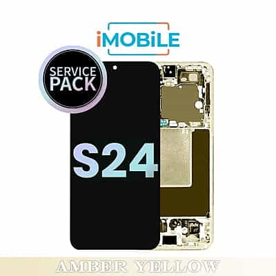 Samsung Galaxy S24 (S921)  LCD Touch Digitizer Screen [Service Pack] [Amber Yellow]