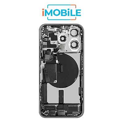 iPhone 15 Pro Max Compatible Back Housing with Small Parts [IMB] [Natural Titanium]