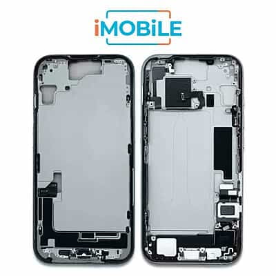 iPhone 15 Plus Compatible Back Housing With Small Parts [IMB] [Blue]