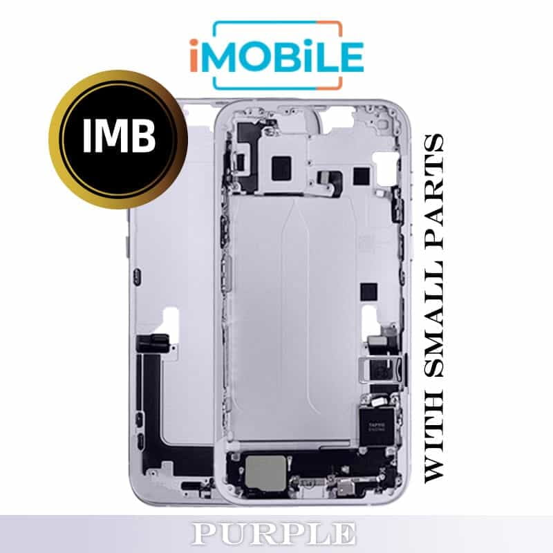 iPhone 14 Plus Compatible Back Housing With Small Parts [IMB] [Purple]