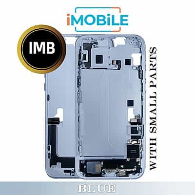 iPhone 14 Plus Compatible Back Housing With Small Parts [IMB] [Blue]