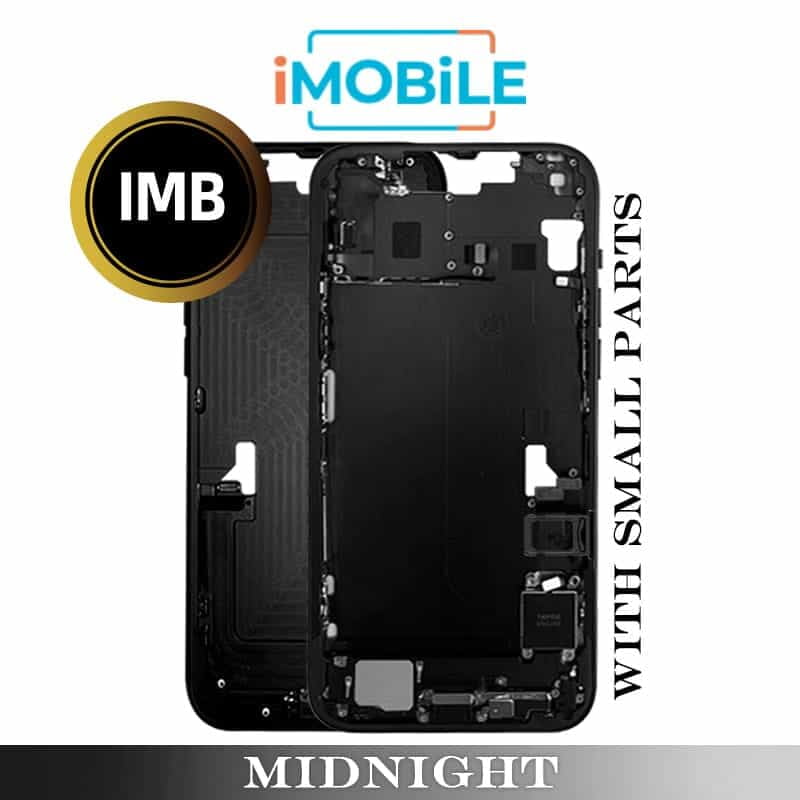 iPhone 14 Plus Compatible Back Housing With Small Parts [IMB] [Midnight]