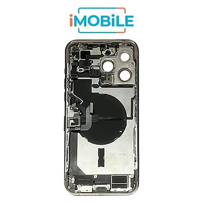 iPhone 14 Pro Compatible Back Housing with Small Parts [IMB] [Gold]