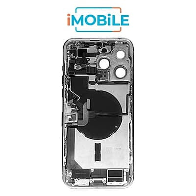 iPhone 14 Pro Compatible Back Housing with Small Parts [IMB] [Silver]