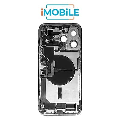 iPhone 14 Pro Compatible Back Housing with Small Parts [IMB] [Space Black]