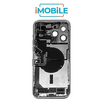 iPhone 14 Pro Max Compatible Back Housing with Small Parts [IMB] [Silver]