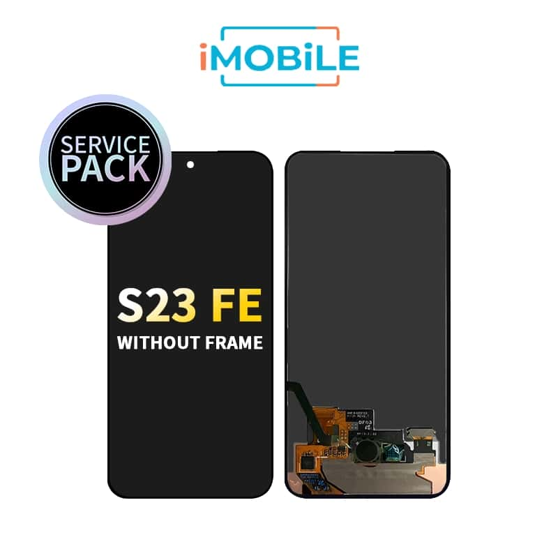 Samsung Galaxy S23 FE (Soft OLED) LCD And Toush Digitizer Screem Without Frame [Service Pack]