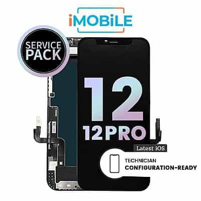 iPhone 12 / 12 Pro (6.1 Inch) Compatible LCD (Soft OLED) Touch Digitizer Screen [Service Pack]