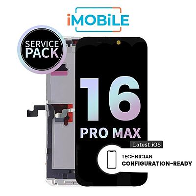 iPhone 16 Pro Max (6.9 Inch) Compatible LCD (Soft OLED) Touch Digitizer Screen [Service Pack]