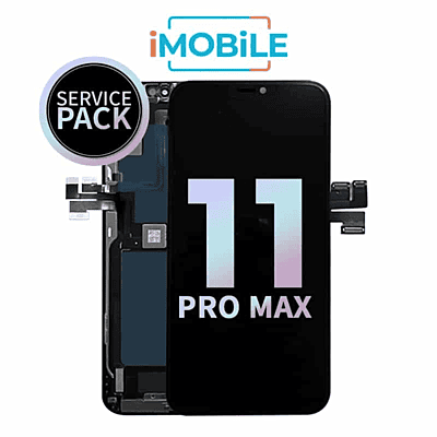 iPhone 11 Pro Max (6.5 Inch) Compatible LCD (Soft OLED) Touch Digitizer Screen [Service Pack]