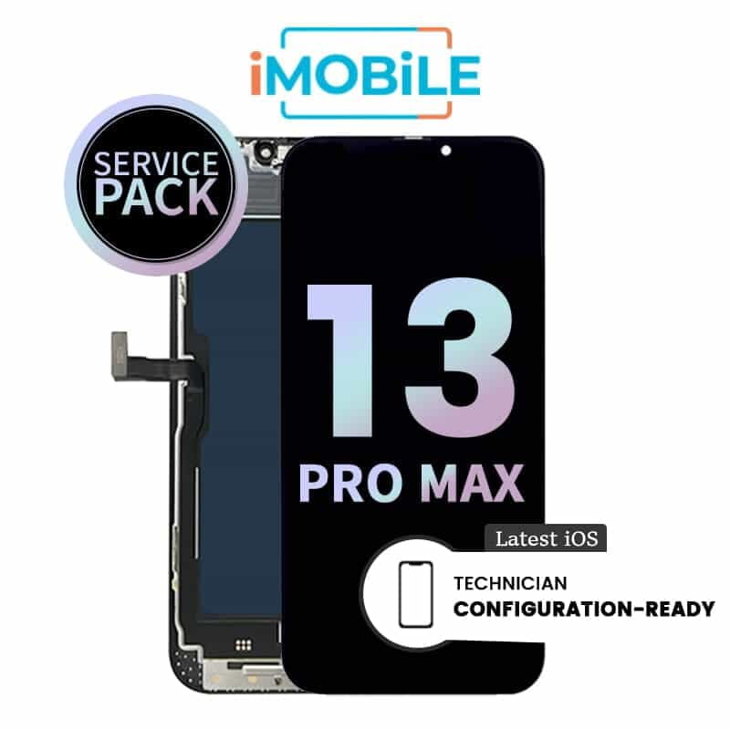 iPhone 13 Pro Max (6.7 Inch) Compatible LCD (Soft OLED) Touch Digitizer Screen [Service Pack]