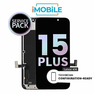 iPhone 15 Plus (6.7 Inch) Compatible LCD (Soft OLED) Touch Digitizer Screen [Service Pack]