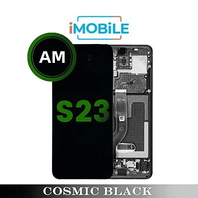 Samsung Galaxy S23 (S911) LCD Touch Digitizer Screen [Aftermarket] [Cosmic Black]