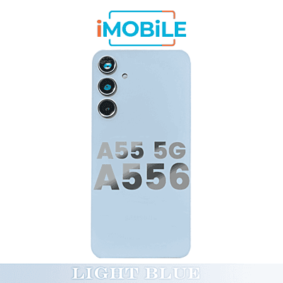 Samsung Galaxy A55 5G A556 Back Cover with Camera Lens [Light Blue]