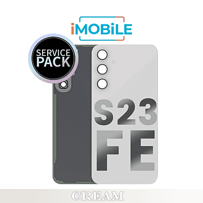 Samsung Galaxy S23 FE (S711) Back Cover  [Service Pack] [Cream] GH82-32787B