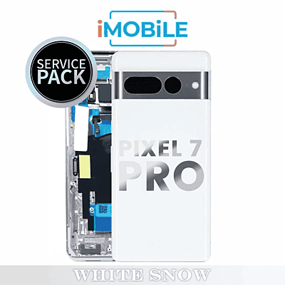 Google Pixel 7 Pro Compatible Back Housing [Service Pack] [White Snow] G949-00297-01