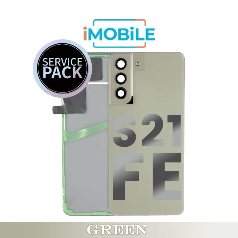 Samsung Galaxy S21 FE (G990) Back Cover with Camera Lens [Service Pack] [Green] GH82-26218C