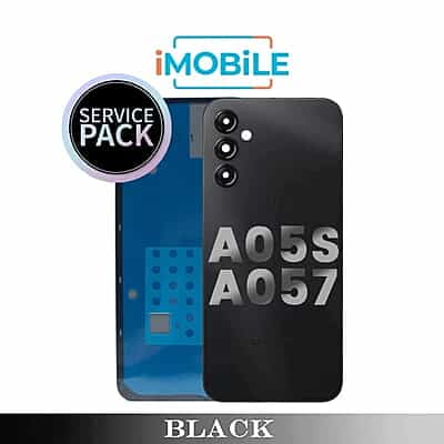 Samsung Galaxy A05s A057 Back Cover with Camera Lens [Service Pack] [Black]