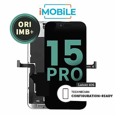 iPhone 15 Pro (6.1 Inch) Compatible LCD (Soft OLED) Touch Digitizer Screen [Original IMB+]