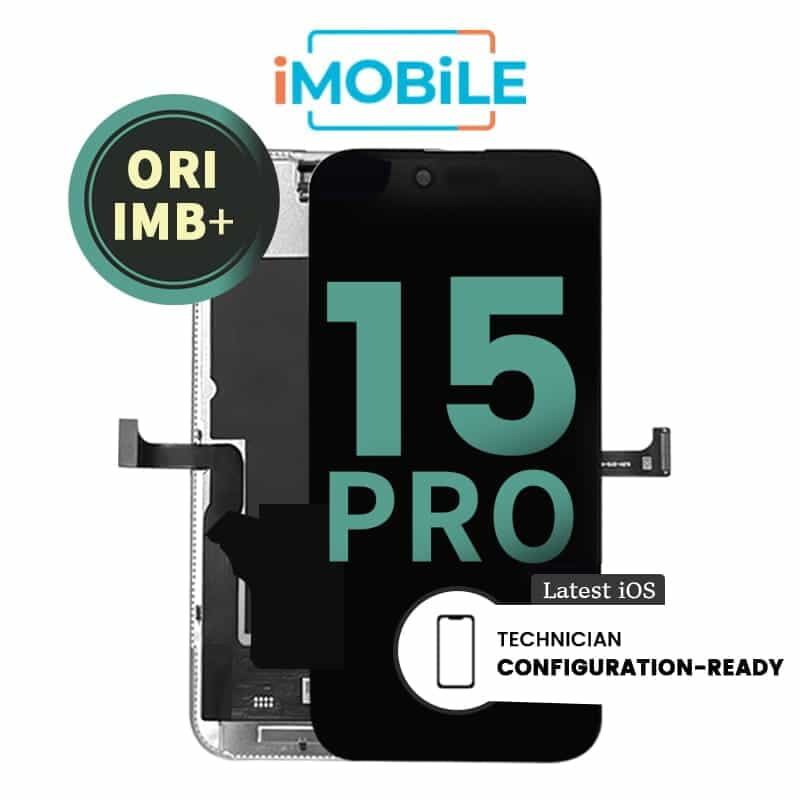 iPhone 15 Pro (6.1 Inch) Compatible LCD (Soft OLED) Touch Digitizer Screen [Original IMB+]