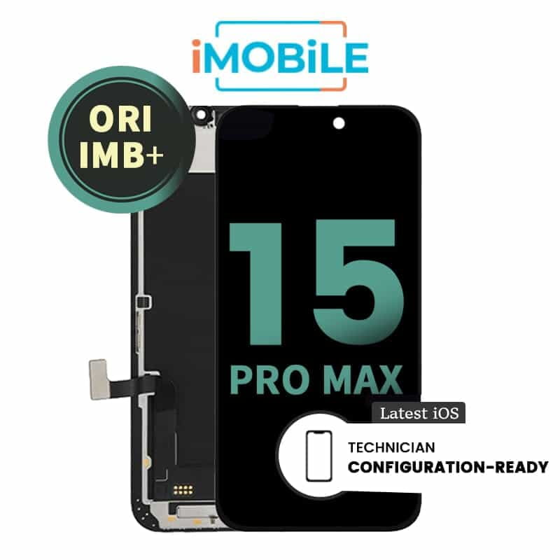 iPhone 15 Pro Max (6.7 Inch) Compatible LCD (Soft OLED) Touch Digitizer Screen [Original IMB+]