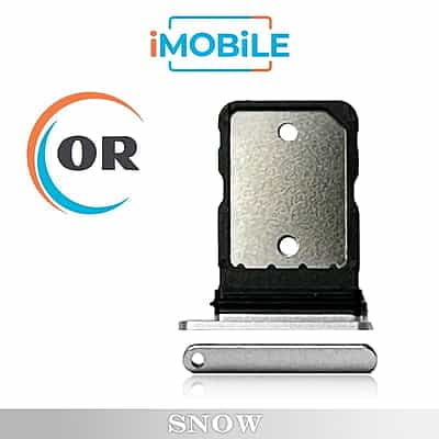 Google Pixel 7A Compatible Sim Card Tray [Original] [Snow]