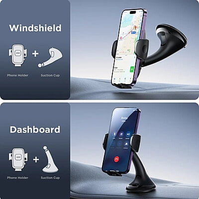 JoyRoom JR-ZS259 Mechanical Car Phone Holder (Windshield / Dashboard)