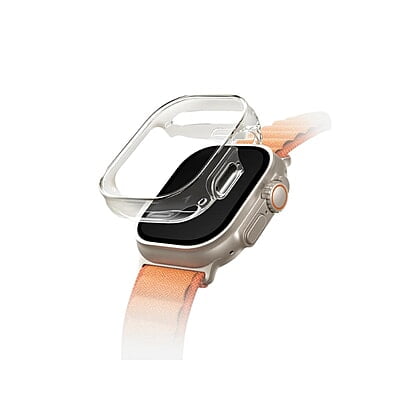 Halosure Coraza Clear Transparent Protective Case for Apple Watch, Ultra 1 / 2, 49 mm