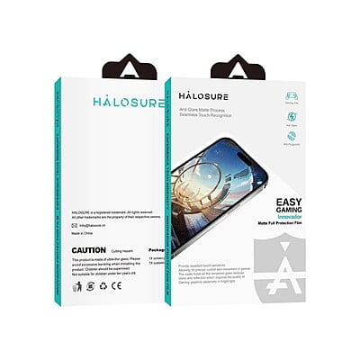 Halosure 2.5D Innovador Shield JoyTouch [Matte] Tempered Glass, iPhone 15 / 16