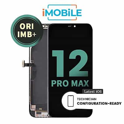 iPhone 12 Pro Max (6.7 Inch) Compatible LCD (Soft OLED) Touch Digitizer Screen [Original IMB+]