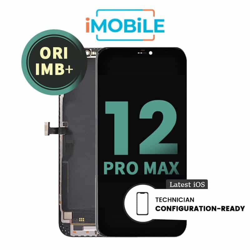 iPhone 12 Pro Max (6.7 Inch) Compatible LCD (Soft OLED) Touch Digitizer Screen [Original IMB+]